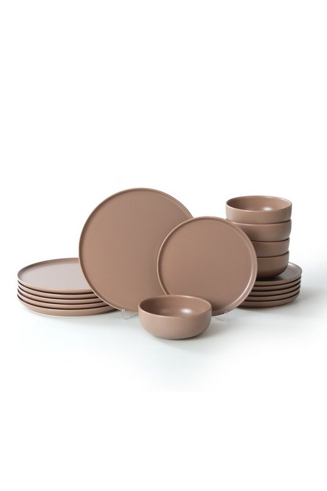 Hermia Concept Teller-Set 100% CERAMIC, 28 cm (6 Pieces) M1864 (18-tlg) von Hermia Concept