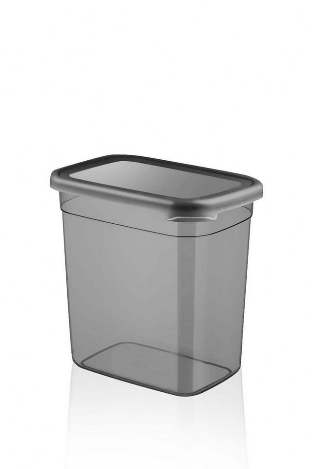 Hermia Concept Vorratsdose 100% PLASTIC, 16 x 11,5 x 16,5 cm / 2000 ml (6 Pieces) K1102, (6-tlg) von Hermia Concept