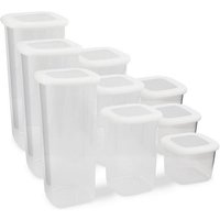 HermiaConcept Frischhaltebox-Set Lucienne weiß von HermiaConcept