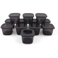 HermiaConcept Frischhaltebox-Set Pandora anthrazit von HermiaConcept