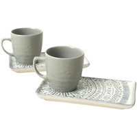 HermiaConcept Kaffeetassen-Set Kartal grau Keramik von HermiaConcept