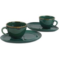 HermiaConcept Kaffeetassen-Set Rosemary grün Keramik HermiaConcept Kaffeetassen-Set Rosemary grün Keramik von HermiaConcept