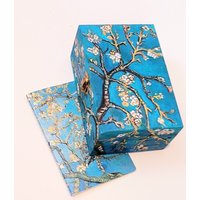 Handbemalte Kunst Holzkiste Personalisierte Blaue Box Originelles Geschenk von HerminartShop