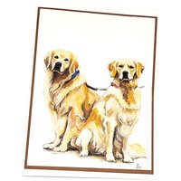 Personalisierte Karte, Handgemaltes Aquarell, Personalisiertes Geschenk Personalisierte Karte, Handgemaltes Aquarell, Personalisiertes Geschenk von HerminartShop