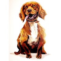 Personalisiertes Haustier Portrait - Handgemaltes Acryl Hunde Gemälde | 30/40cm Personalisiertes Haustier Portrait - Handgemaltes Acryl Hunde Gemälde | 30/40cm von HerminartShop