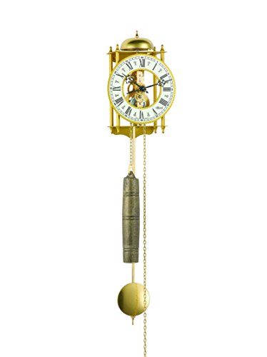 Hermle Uhrenmanufaktur Wanduhr, Schmiedeeisen, Gold, 62cm x 15cm x 10cm von Hermle
