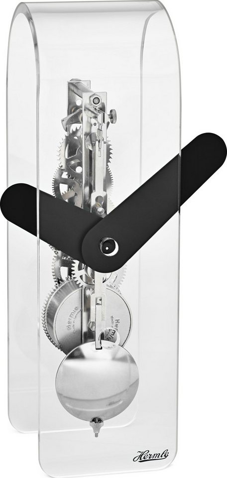 Hermle Tischuhr Hermle Acryluhr 23064-Y10721 - Nickel Werk von Hermle
