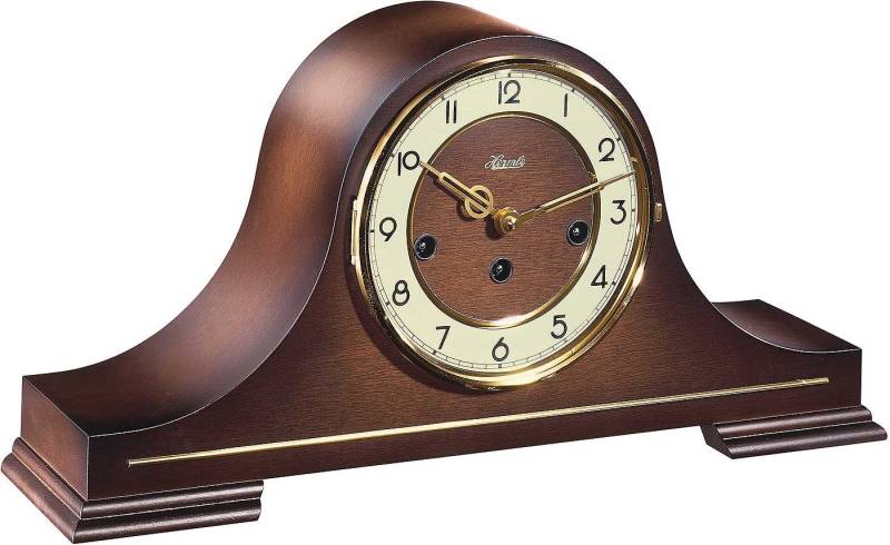 Hermle Tischuhr Kaminuhr Nussbaum 4/4 Wesminster - Hermle Modell: 21092-030340 von Hermle