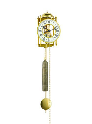 Hermle Uhrenmanufaktur Wanduhr, Schmiedeeisen, Gold, 62cm x 15cm x 10cm von Hermle