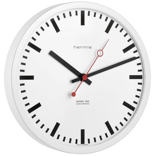 Hermle Wanduhr mit batteriebetriebenem Quartzwerk Grand Central Wanduhr Weiß Funk 30cm- 30471-C50870 Hermle Wanduhr mit batteriebetriebenem Quartzwerk Grand Central Wanduhr Weiß Funk 30cm- 30471-C50870 von Hermle