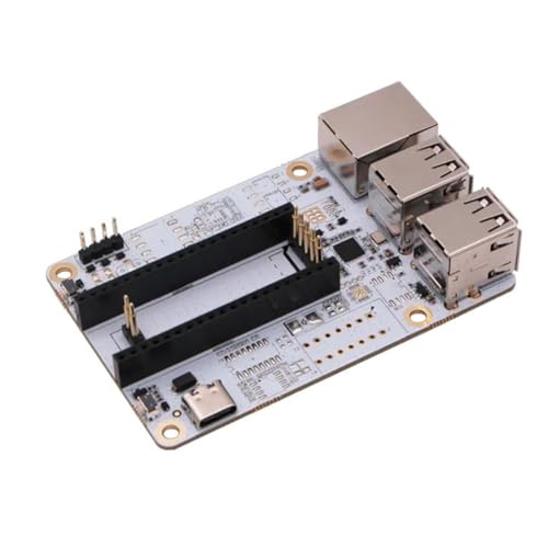 Hermosiey Für Milk-V Duo-Erweiterungsplatine, USB-HUB-Basis, Ersatzteile mit RJ45-Netzwerkanschluss für Milk V Duo Linux-Entwicklungsplatine von Hermosiey