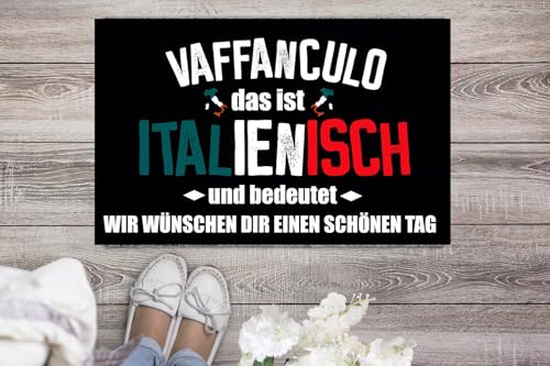 Hermsheide Fußmatte Vaffanculo Italienisch wir wünschen dir einen schönen Tag Staubfangmatte Italien Italiener Italienerin Hermsheide Fußmatte Vaffanculo Italienisch wir wünschen dir einen schönen Tag Staubfangmatte Italien Italiener Italienerin von Hermsheide
