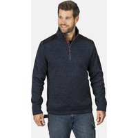 HERO by John Medoox Sweatjacke "Knitted Workwear Arbeits-Fleece-Strickshirt Troyer", Arbeits-Fleece-Strickshirt Troyer Funktionsqualitätfür Herren von Hero By John Medoox