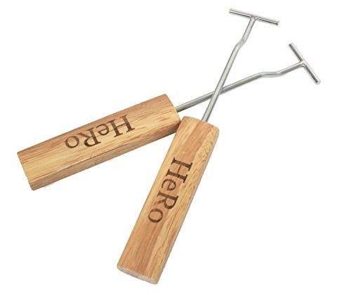 Handgriffe Grillrostheber für Grillroste Grillgriff Holzgriff 2er Set Handgriffe Grillrostheber für Grillroste Grillgriff Holzgriff 2er Set von Hero24