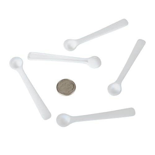 1/16 Teelöffel (1/16 Teelöffel) Messlöffel – 0,3 ml Schaufeln (0,33 cc) 200 mg bis 300 mg (100 Stück) von HeroScoops.com