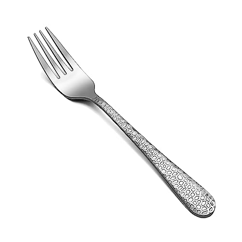 Herogo Gabeln, 12 Stück Edelstahl Gabeln Set, 20 cm Menügabeln Essgabeln für Zuhause, Restaurant, Hotel, Spiegelfinish Tafelgabeln, Langlebig & Spülmaschinenfest, Metall Silber von Herogo
