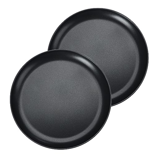 Herogo Pizzablech 2er Set, ∅ 26 cm Rund edelstahl pizzaform mit Antihaftbeschichtung, Schwarz backblech ofenblech für Backen, Gesund & Langlebig, Gleichmäßige Hitze & Leichte Reinigung Herogo Pizzablech 2er Set, ∅ 26 cm Rund edelstahl pizzaform mit Antihaftbeschichtung, Schwarz backblech ofenblech für Backen, Gesund & Langlebig, Gleichmäßige Hitze & Leichte Reinigung von Herogo