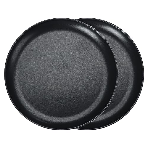 Herogo Pizzablech 2er Set, ∅ 30 cm Rund edelstahl pizzaform mit Antihaftbeschichtung, Schwarz backblech ofenblech für Backen, Gesund & Langlebig, Gleichmäßige Hitze & Leichte Reinigung Herogo Pizzablech 2er Set, ∅ 30 cm Rund edelstahl pizzaform mit Antihaftbeschichtung, Schwarz backblech ofenblech für Backen, Gesund & Langlebig, Gleichmäßige Hitze & Leichte Reinigung von Herogo