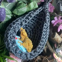 Wasserfester Paracord Korb Reptil Nager Amphibien Versteck/Hängematte von HerptileHammocks