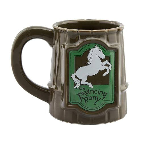 Herr der Ringe - 3D Krug Bierkrug - Gasthaus zum tänzelnden Pony - Logo - 475 ml von Herr der Ringe