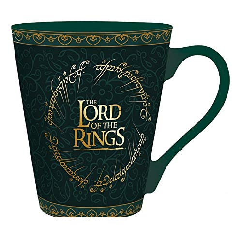 Herr der Ringe - Tasse Lothlorien - Elben Kaffeebecher - Logo - keramik - Geschenkbox von Herr der Ringe