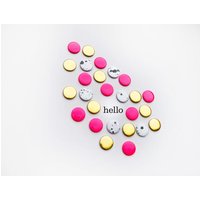 Neon Gold Kleckse Pink Set 8 Magneten Herr Fuchs 3 Farben Neon Gold Kleckse Pink Set 8 Magneten Herr Fuchs 3 Farben von HerrFuchs