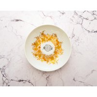 Wandteller Franzbrötchen Vintage Herr Fuchs Teller Gold 9cm Hamburg Wohnen Blume von HerrFuchs