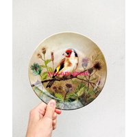 Wandteller Vogel 19 cm Vintage Interior Wohnen You Are Great Neon Herr Fuchs von HerrFuchs