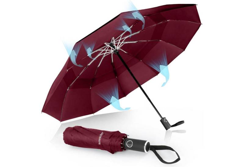 Herreicher Sonnenschirm Herreicher Regenschirm Sturmfest Groß Taschenschirm Winddicht Leicht Herreicher Sonnenschirm Herreicher Regenschirm Sturmfest Groß Taschenschirm Winddicht Leicht von Herreicher