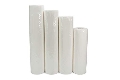 Ärztekrepp 2-lagig | 9 Rollen | Größe 39cm x 50m | hochwertig weiße Liegenabdeckung | doppelschichtige perforierte Papierrolle | Ideal für Krankenhäuser, Praxen, Tattoostudios uvm. von Herrmann
