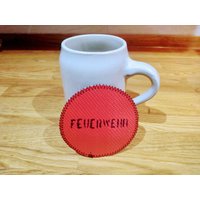 Untersetzer Aus Feuerwehrschlauch | 2 Stück von HerrmannsHandarbeit