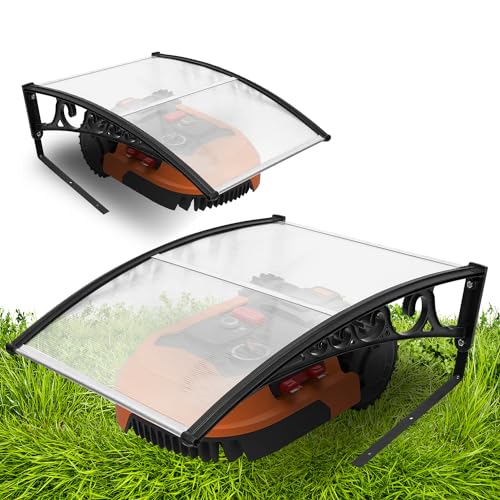 Herrselsam Mähroboter Garage Dach Carport für Rasenmäher Rasenroboter 106x87x50cm Garage für Mähroboter aus Polycarbonat Witterungsbeständig+UV-Schutz Mährobotergarage mit Metallfüßen(Transparent) Herrselsam Mähroboter Garage Dach Carport für Rasenmäher Rasenroboter 106x87x50cm Garage für Mähroboter aus Polycarbonat Witterungsbeständig+UV-Schutz Mährobotergarage mit Metallfüßen(Transparent) von Herrselsam