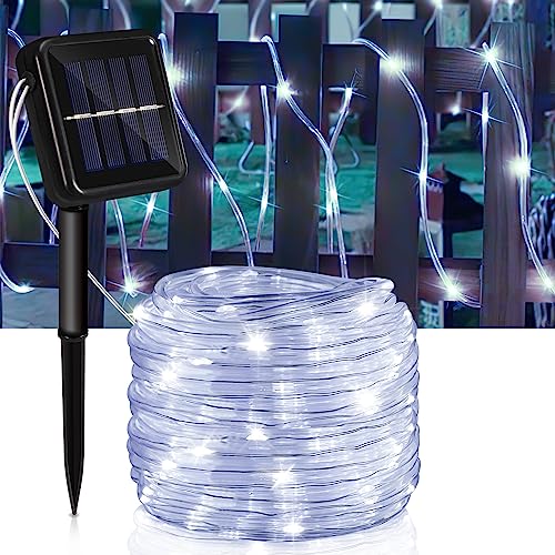 Herrselsam Solar LED Lichtschlauch 20m 200 LEDs Solar Lichterkette Außen IP65 Wasserdicht LED Schlauch Kaltesweiß 8 Modi Lichterkette für Garten Baum Party Herrselsam Solar LED Lichtschlauch 20m 200 LEDs Solar Lichterkette Außen IP65 Wasserdicht LED Schlauch Kaltesweiß 8 Modi Lichterkette für Garten Baum Party von Herrselsam