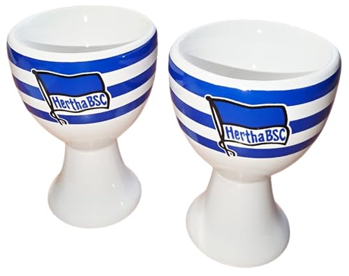Hertha BSC Berlin Eierbecher - Logo - blau-weiß 2er-Set - plus Lesezeichen I love Berlin Hertha BSC Berlin Eierbecher - Logo - blau-weiß 2er-Set - plus Lesezeichen I love Berlin von Hertha BSC