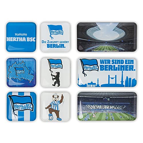 Hertha BSC Berlin Magnet 9er Set Kühlschrankmagnet von Hertha BSC