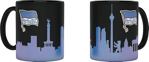 Hertha BSC Berlin Tasse Becher Kaffeetasse ** Metallic Skyline ** von Hertha BSC