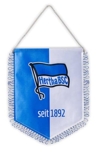 Hertha BSC Berlin XXL Banner in Seidenoptik Blau-Weiß 28 cm Schmuckwimpel HBSCB von Hertha BSC
