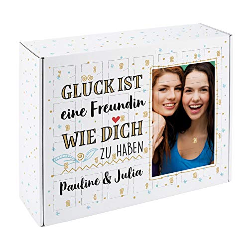 Herz & Heim® Foto-Adventskalender - Glück ist - Kompliment zur Vorweihnachtszeit mit dem eigenen Bild von Herz & Heim