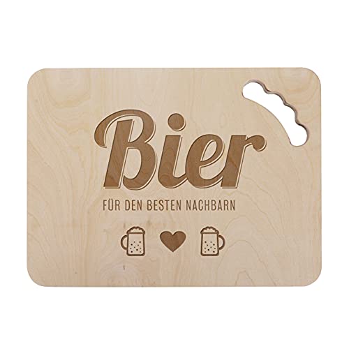 Herz & Heim® Männer-Geschenk Bierkastensitz Deckel mit persönlicher Gravur Bier mit Freitext von Herz & Heim