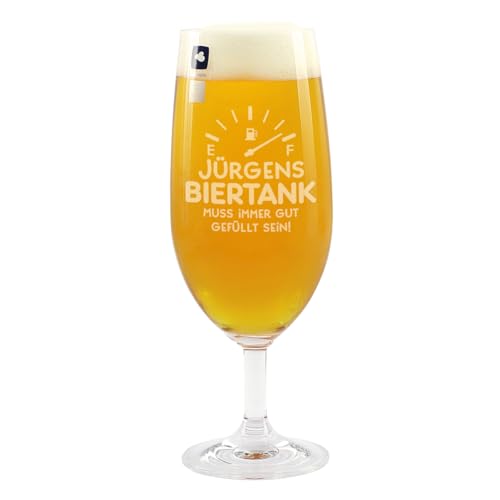 Herz & Heim® Pilstulpe (Leonardo) mit Gratis Gravur des Namens (Biertank) von Herz & Heim