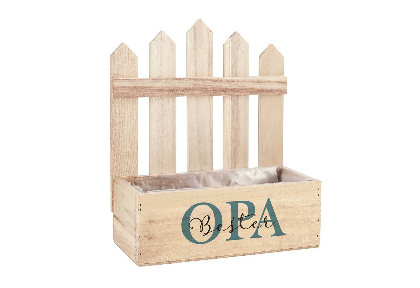 Herz & Heim Geschenkbox Pflanzkorb aus Holz mit Zaun und Motiv für die Besten Herz & Heim Geschenkbox Pflanzkorb aus Holz mit Zaun und Motiv für die Besten von Herz & Heim