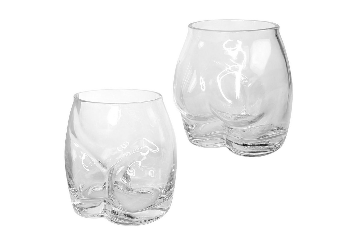 Herz & Heim Glas in Hintern-Form im 2er Set als lustiges Geschenk Herz & Heim Glas in Hintern-Form im 2er Set als lustiges Geschenk von Herz & Heim