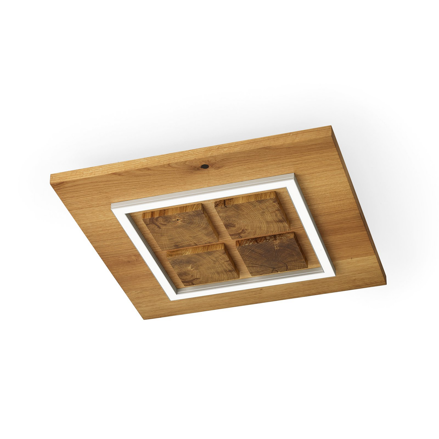 B-Ware Herz Blut Led Deckenleuchte Lampe Heart Of Mio Deckenbeleuchtung Holz Dimmbar von HerzBlut