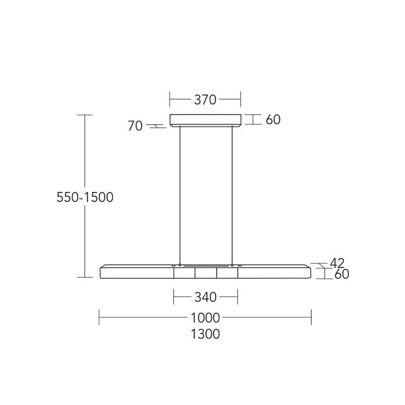 HerzBlut LED-Hängelampe Lana del bronco, Holz, dimmbar von HerzBlut