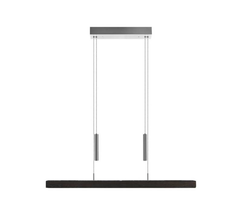 HerzBlut LED-Hängeleuchte Leonora LED mit Unterlicht, Alu LED-Leiste Acryl, satiniert von HerzBlut