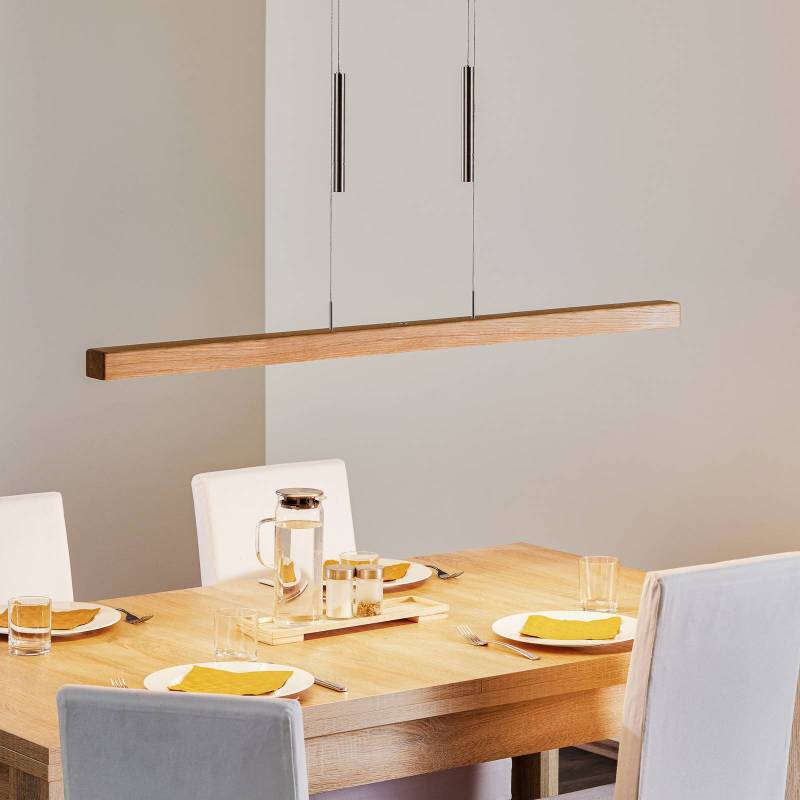 HerzBlut Leonora Hängelampe Down 121cm Eiche natur HerzBlut Leonora Hängelampe Down 121cm Eiche natur von HerzBlut