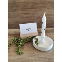 Kerzen Ständer Aus Raysin Geburtstags Geschenk Deko Weiß Kerze Mit Motiv Spruch Set Kerzenhalter Kerzen Ständer Aus Raysin Geburtstags Geschenk Deko Weiß Kerze Mit Motiv Spruch Set Kerzenhalter von Herzallerliiiebst