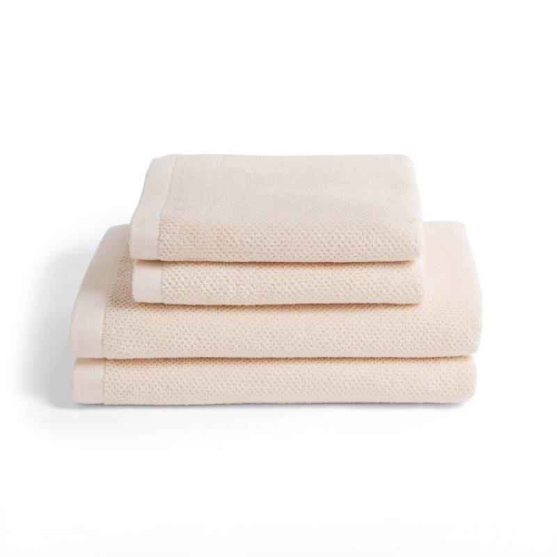 Herzbach Home Handtuch Set Spa, (4-St), Set 2x Handtuch 50x100 und 2x Duschtuch 70x140 von Herzbach Home