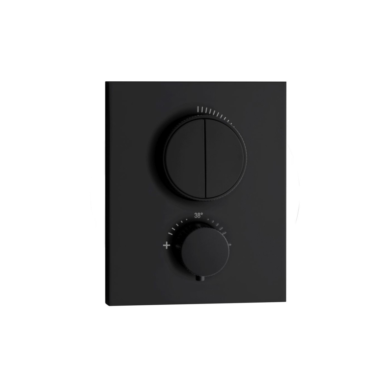 Herzbach DEEP BLACK PUSH Thermostat Unterputz, 23.803050.2.12 23.803050.2.12 von Herzbach