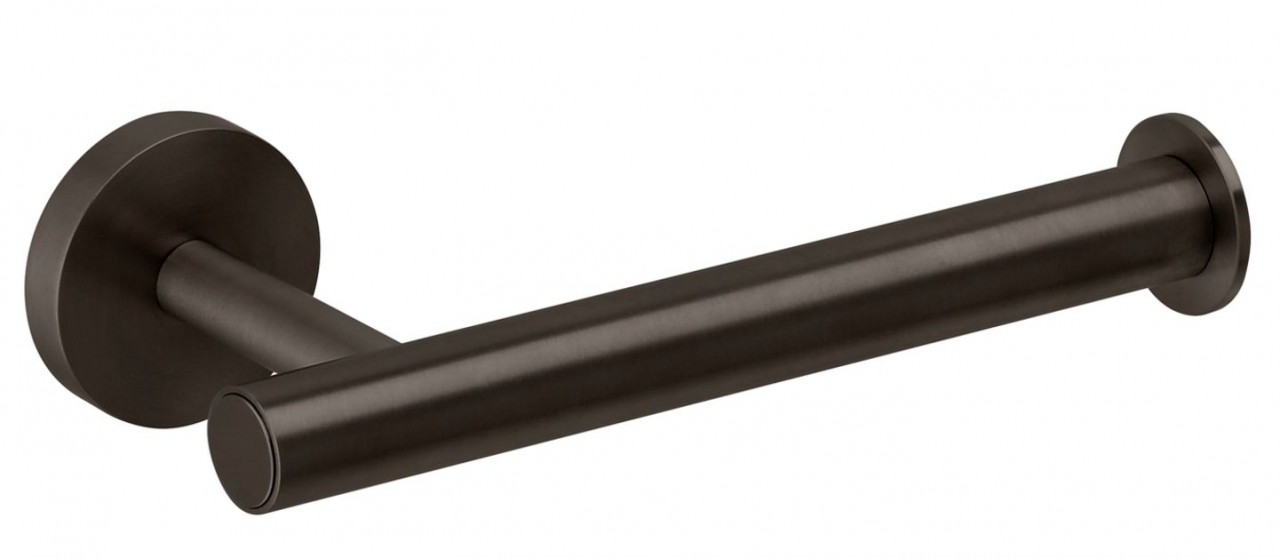 Herzbach Design iX Papierrollenhalter ohne Deckel Edelstahl Black, 21.814000.1.40 21.814000.1.40 von Herzbach
